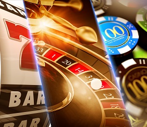 casino games slots roulette chips